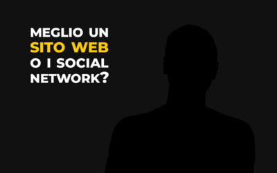 Meglio realizzare un sito web o investire sui profili social?